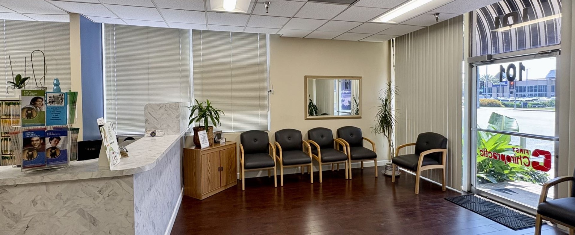 Be Healthy Massage reception area