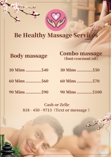 Professional massage techniques